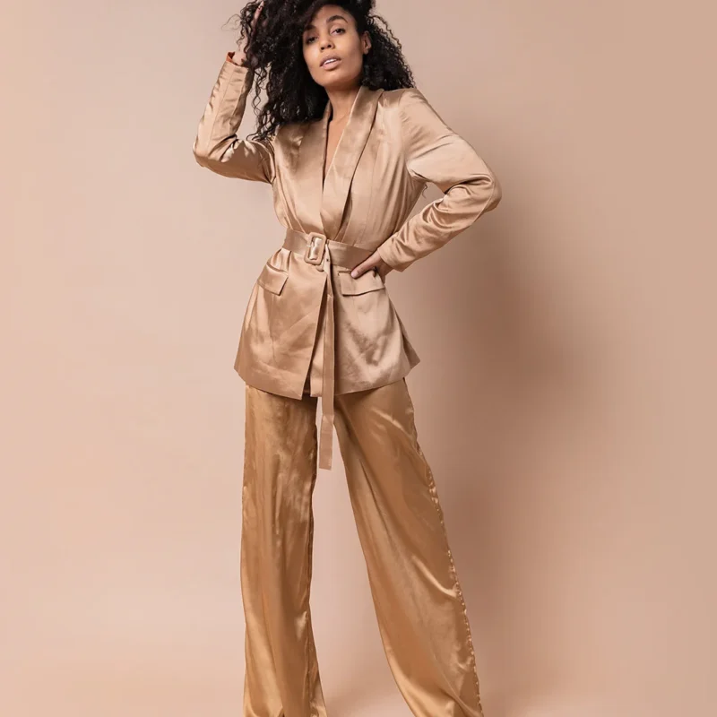 Satin suit